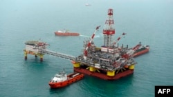 Ruska naftna platforma u regii Astrahan