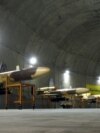 View of drones at an underground site at an undisclosed location in Iran, in this handout image from May 2022