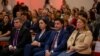 Presidentja e Kosovës, Vjosa Osmani, dhe kryeministri i Malit të Zi, Dritan Abazoviq gjatë një samiti në Mal të Zi. 