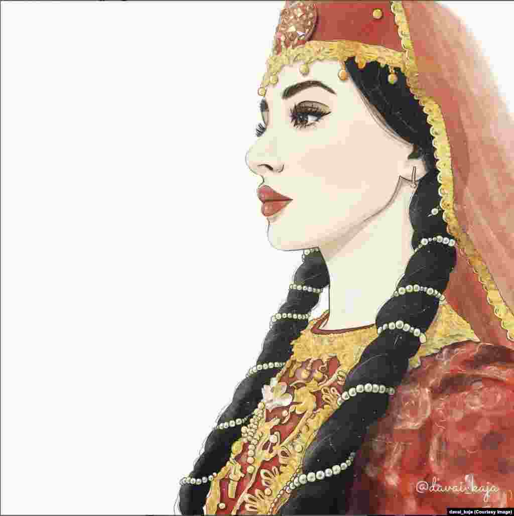 Azeri national costume