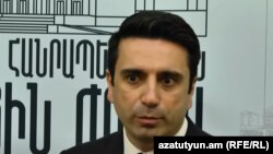 Председатель Национального собрания Армении Ален Симонян