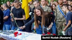 Під час похорону українського військового