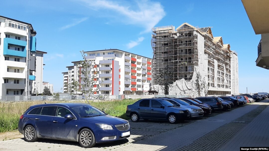 Un cartier de blocuri în construcție (imagine de arhivă).
