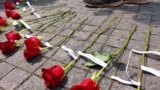 Bosnia-Herzegovina, Prijedor, Remembrance of the killed civilians, White Ribbon Day, May 31, 2022. 