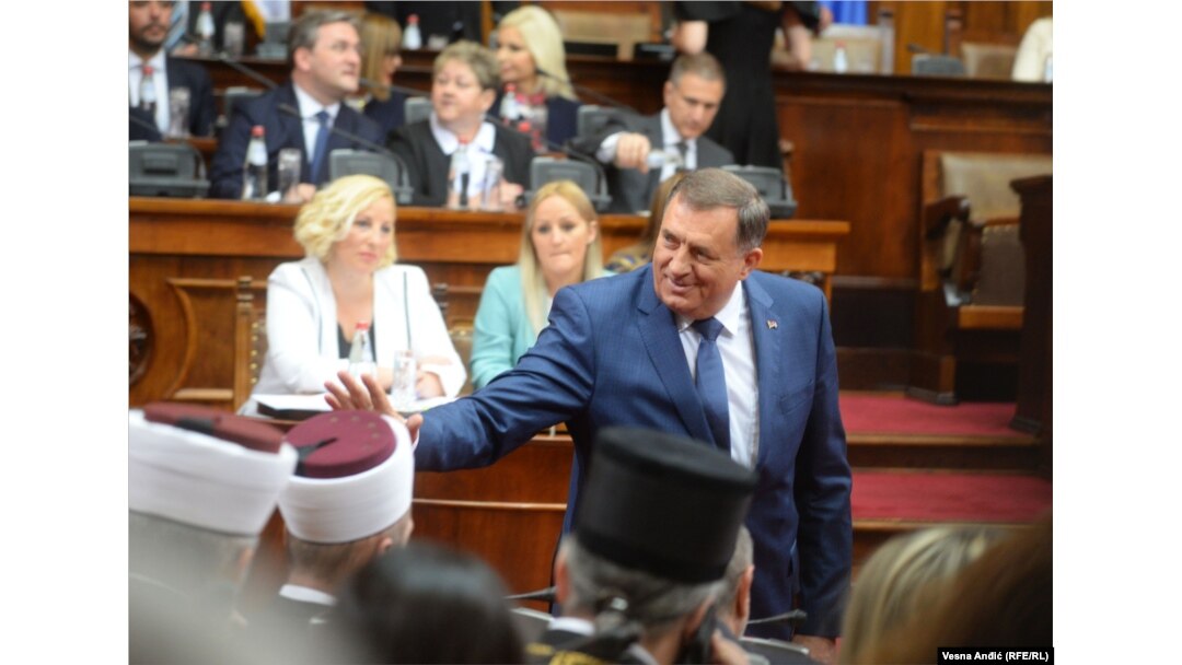 Milorad Dodik, anëtar i Presidencës së Bosnjës dhe Hercegovinës.