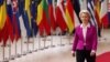 Az EU-csúcsra érkezik az Európai Bizottság elnöke, Ursula von der Leyen (Brüsszel, Belgium, 2022. május 30.)