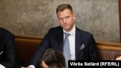 Tiborcz István apósa, Orbán Viktor miniszterelnöki beiktatásán, 2022. május 16-án