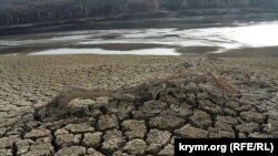 Загорское водохранилище в Крыму