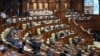 Ședința de constituire a noului Parlament din 22 octombrie.