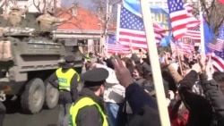 Czechs Give Warm Welcome To U.S. Military Convoy