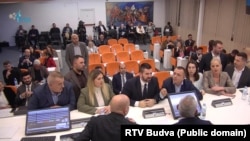 Lokalni parlament Budva, 10. januar 2025. (screenshot RTV Budva)