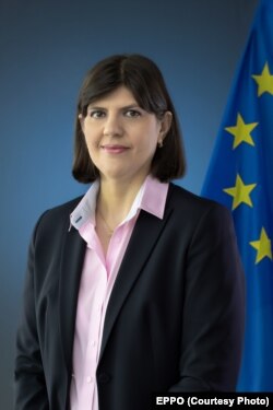 Laura Codruța Kövesi a fost numită procuror-șef european în 2019. Ea are un mandat de 7 ani.