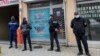 Policia maqedonase para zyrës së kompanisë 'Besa' në Shkup 
