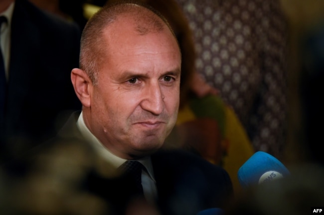 Bulgarian President Rumen Radev (file photo)