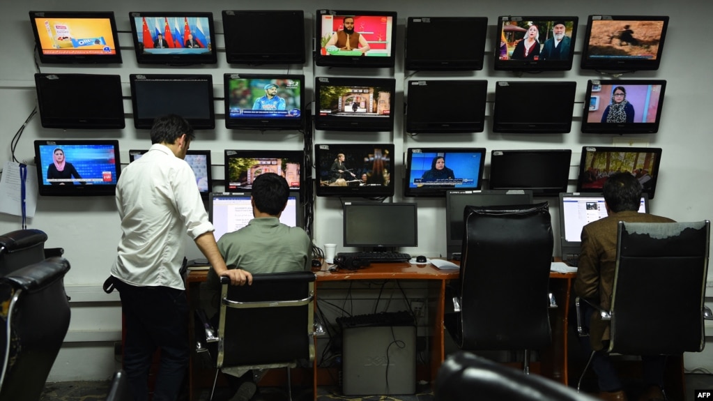 In yet another instance of the Taliban’s clampdown on the media, its government has suspended the broadcasts of two private television stations run by rival Islamist groups. (illustrative photo)