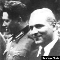 Фотография Милетия Зыкова и Георгия Жиленкова из книги В. Штрик-Штрикфельда Gegen Stalin und Hitler