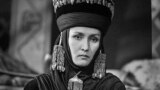 Kyrgyzstan - cinema - stills from the film The film "The Universe of Manas" directed by Melis Ubukeyev. one of the roles was played by Gulnara Chokubaeva ... Ubukeev entrusted her with the image of Kanykey ... The costumes in the film were from Dilbar ...