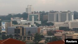 Pamje nga kryeqyteti i Ugandës, Kampala. 