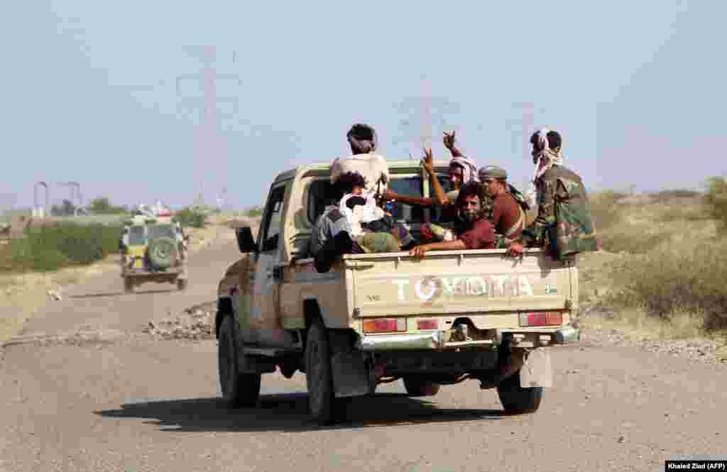 Pro-government fighters in Hodeida on November 21. The conflict in Yemen has been ongoing since 2014, and is largely seen as a proxy war between Iran and Saudi Arabia.