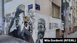 Muralu osuđenog ratnog zločinca Ratka Mladića nepoznati autori su u noći između 16. i 17. novembra dodali mural četničkog komandanta u Drugom svetskom ratu Draže Mihailovića. 