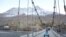 A bridge connecting Afghanistan and Tajikistan across the Pyanj River.