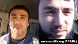 Икрам Холматов до и после принудительного сбривания бороды. 