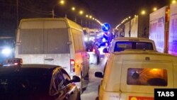 Транспортні затори у Москві, фото архівне