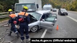 Авария на трассе Симферополь – Алушта