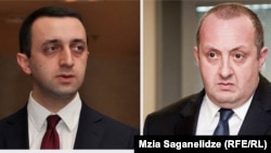 New banking legislation could exacerbate latent tensions between Georgian Prime Minister Irakli Garibashvili (left) and President Giorgi Margvelashvili. 