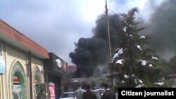 Uzbekistan - Explosion in Tashkent's Well-known Oloy market