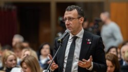 Aureliu Postică, vorbind în timpul Adunării Generale a Judecătorilor, 1 martie 2024.