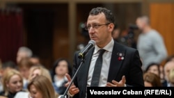 Aureliu Postică, vorbind în timpul Adunării Generale a Judecătorilor, 1 martie 2024.