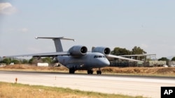 Расейскі транспартны самалёт Ан-72. Ілюстрацыйнае фота