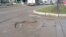Moldova - roads and holes, Chisinau, 06Apr2013