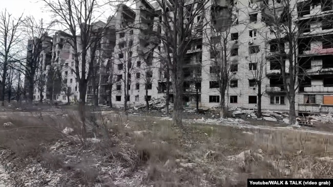 Знищені Росією житлові квартали у Попасній. Зона окупації РФ. 2025 рік