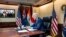 USA – In this image released by The White House, US President Joe Biden virtually meets with Quad leaders about Russia’s ongoing attack on Ukraine, in the White House in Washington, DC, on March 3, 2022