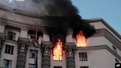 Ukrainian government building in Kyiv
