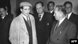 Milovan Djilas's (left) relationship with Yugoslav leader Josip Broz Tito was complex. Asked about Tito toward the end of his life, Djilas simply replied, "I cannot say that we are friends, but neither can I say that we are enemies."