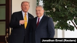 Дональд Трамп і Віктор Орбан під час зустрічі 7 листопада