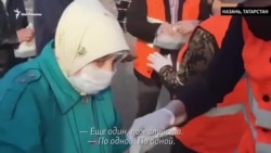 Коронавирус в Казани: очереди за бесплатной едой (видео)