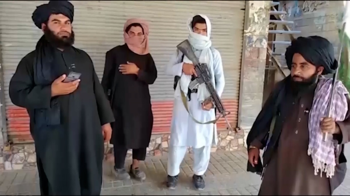 Scraps Of Video Offer Glimpse Of Life In Cities Seized By Taliban