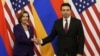  Спикер палаты представителей США Нэнси Пелоси и спикер парламента Армении Ален Симонян в Ереване, 18 сентября 2022 года