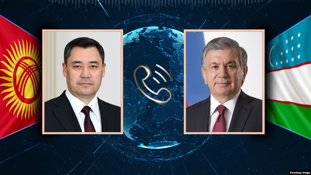 Садир Жапаров ва Шавкат Мирзиёев.