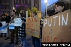 Poruke antiratnog protesta 21. septembra u Beogradu