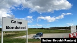 Baza më e madhe ushtarake amerikane në Ballkan, Bondsteel, në Ferizaj, Kosovë.