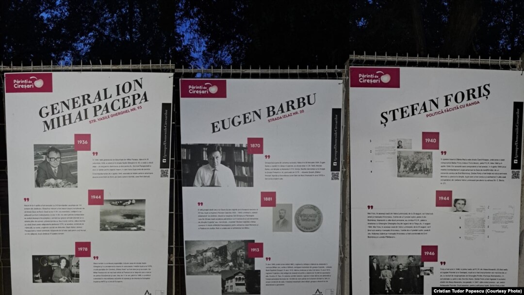 O controversată expoziție a stat timp de un an pe gardul bazei Cireșarii. Ea a fost dată jos abia după ce jurnalistul Cristian Tudor Popescu a scris despre ea și mai mulți istorici au reacționat. 
