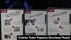 O controversată expoziție a stat timp de un an pe gardul bazei Cireșarii. Ea a fost dată jos abia după ce jurnalistul Cristian Tudor Popescu a scris despre ea și mai mulți istorici au reacționat. 