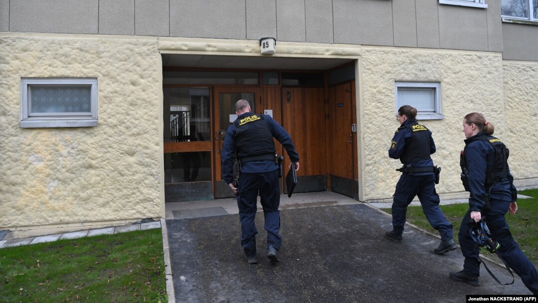 Policija na licu mjesta u štokholmskoj četvrti Hanige
