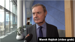 Спецпредставник ЄС із санкцій Девід О’Салліван спілкується з Радіо Свобода в Брюсселі, Бельгія, 13 січня 2026 року