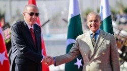 رجب طیب اردوغان، رئیس جمهور ترکیه و شهباز شریف، صدر اعظم پاکستان (تصویر آرشیف)